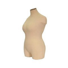 Adult Female Plus Size Half Body Mannequin Dress Form Pinnable Torso