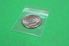 1×1 Mini Bags Clear Recloseable 2mil Poly 1″ x 1″ Baggies 1000 Pcs