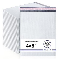 Baylue Poly Bubble Mailers | Multiple Sizes & Colors Self Seal Padded Envelopes