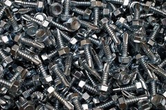 (400) Serrated Hex Washer Head 1/4 x 7/8 Self-Drilling Tek Screw #14 Garage Door