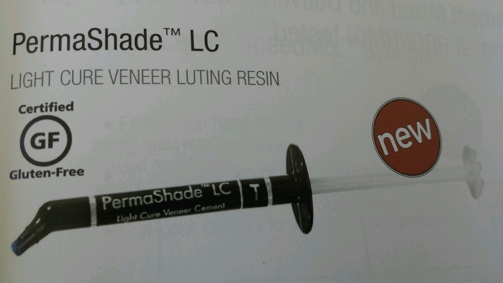 Permashade LC Opaque White OW Light Cure Veneer Cement Luting Resin