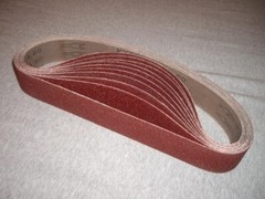 1-1/2″ x 30″ Aluminum Oxide Pipe Tube sander Sanding Belt 1000 Grit – 10 PACK