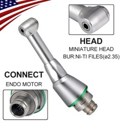 Dental 16:1 Contra Angle MINI Head Handpiece Rotary Head fit Cordless Endo Motor