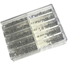 670 Pcs Stainless Steel Clock Watch Screws Set 10 Sizes 1.6 mm To 6.0 mm
