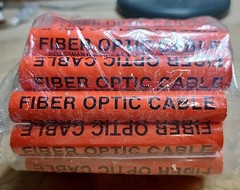 HellermannTyton CMFO4 Fiber Optic Cable Marker 4″ L x 5″ W Orange Lot Of 25