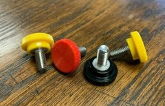 M8 Thumb Screws Stainless DIN 912 Metric M8 Red, Yellow, Black, Gray, or Natural