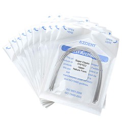 10X AZDENT Dental Orthodontic Super Elastic Niti Nature Rectangular Arch Wires