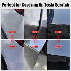 Car Touch Up Paint(Pearl White Multi-Coat(PPSW)) for Tesla Model Y/3/S/X, 2 in 1