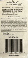 Mop Refill Bison Life Kleen Handler Blue General Cleaning Mop refills 3 Pack NEW