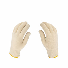 300 Pairs – Cotton Blended String Knit Gloves – Men’s Size – Tan