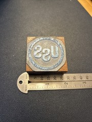 USS Steel | Vintage letterpress printing block – United States Steel