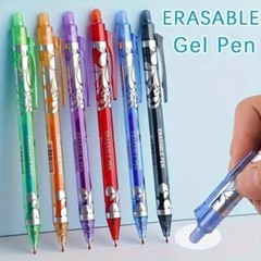 Erasable Gel Pens – Retractable (click) – 6 colors