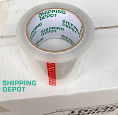 96 Rolls of Shipping Depot Carton Box Sealing Clear Packing Tape 3″ x 110 Yds