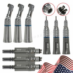 Dental Slow Speed Contra Angle Straight Handpiece Air Motor 2H/4H Micromotor imv