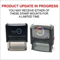 Heavy Duty Self-Inking Stamp Client Copy Design Red Ink Laser Engraved