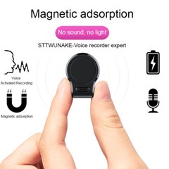 Voice Recorder 16GB Digital Audio Magnetic Device Sound Dictaphone USB MP3 Mini