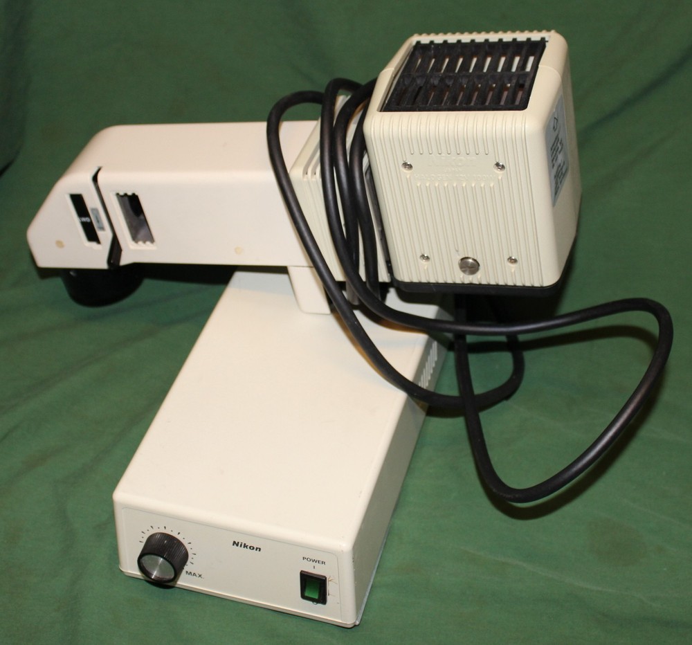 Lamp House and Power Supply from Nikon Diaphot 200 Microscope