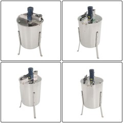 Electric Honey Extractor Beekeeping Equipment 4/8 Frames Stainless Steel 140W
