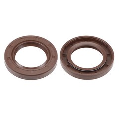 Oil Seal 5 to 15mm Rotary Shaft FKM Rubber Double Lip Stainless Steel Spring TTO