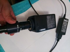 PANASONIC GP-KR222 WITH OPTEM CLAMP 25-70-13 AND OPTEM 38XSC38 25-70-54