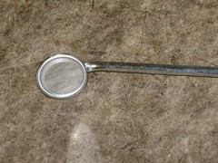US Military Vietnam Era Laryngeal Mirror Size 00 (new in box)