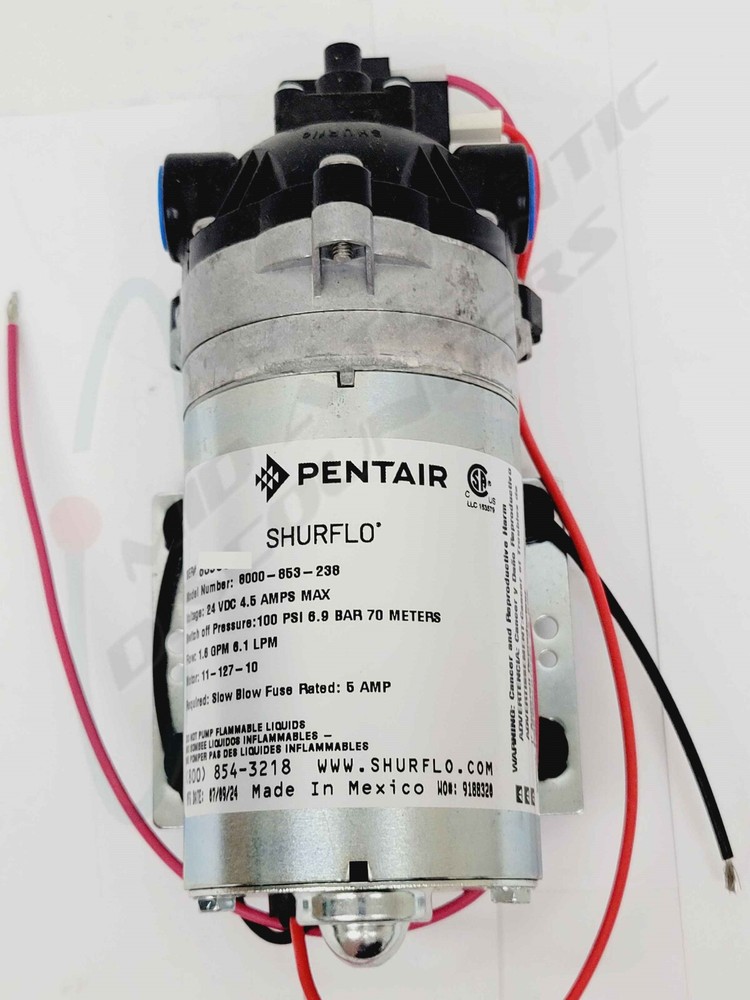 Pentair Shurflo 8000-853-238 24V DC Diaphragm Pump 1.6 gpm