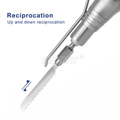 Dental 1:1/4:1 Surgical Saw Straight Handpiece E-type Reciprocating Bone
