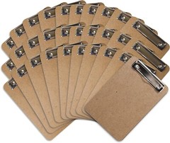 6″ x 9″ Mini Clipboard with Low Profile Clip (Set of 30) – BRAND NEW