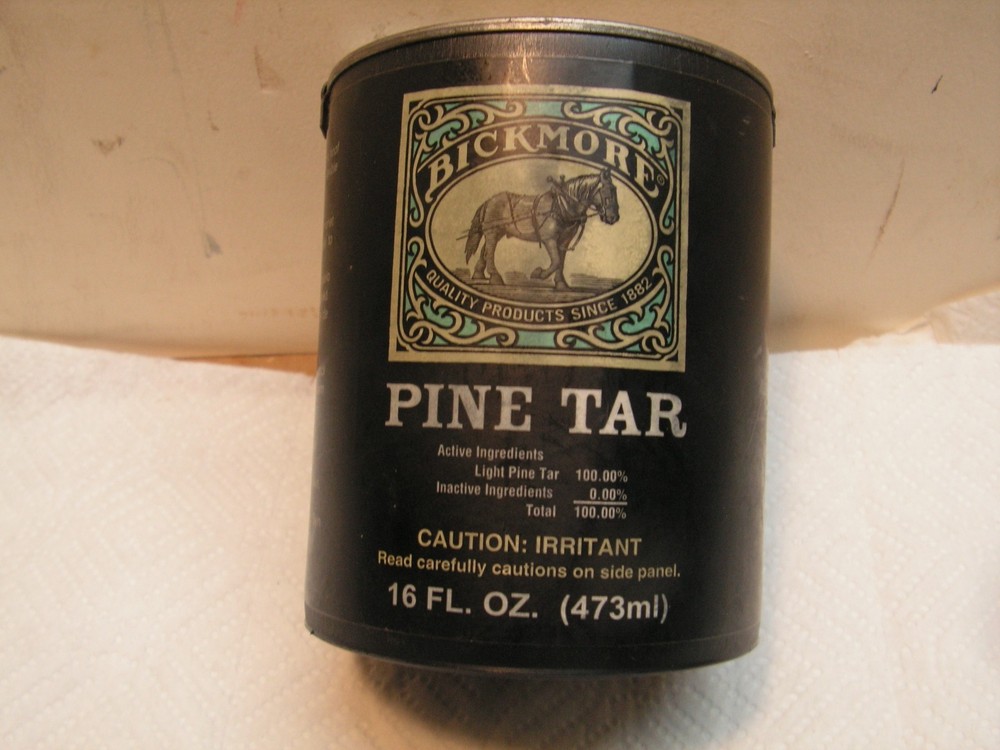 Bickmore Pine Tar 16 oz Horse Hoof Cattle Dehorn Trees Garden