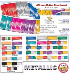 Metallic Pennant Flag Streamers Multi Color 30 Foot (18 Panels Per String)