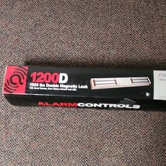 Alarm Controls 1200D Double Door Electromagnetic Lock 1200 lb 12/24V DC