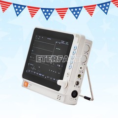 10-inch Portable Multi-parameter Vital Signs Monitor ECG NIBP SPO2 TEMP RESP