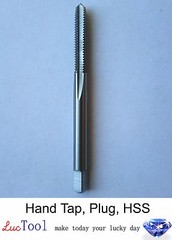 12-28 UNF Hand Tap Plug GH3 Limit 4 Flute HSS Plug Chamfer Uncoated Thread #12