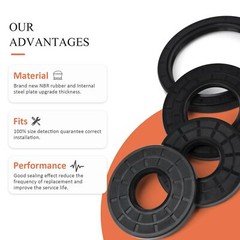 NBR Rotary Shaft Oil Seal /Lip Seal Nitrile 162mm to 210mm Shaft pick your size