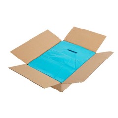 Plastic Bags 1000 Blue Shopping Merchandise Die Cut Handles 9 x 12″ Diecut