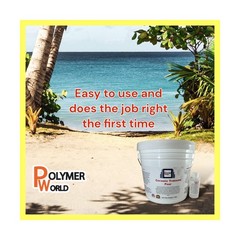 2 Gallons Ceramic Transom Pour for Transom Repairs, Docks, Power Boats, Corin…