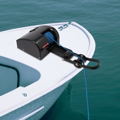 Boat Marine Electric Anchor Winch Boat Winch with Anchor Roller & Remote Control