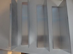 2″ X 4″ ALUMINUM ANGLE 1/8″ THICK 12″ IN LENGTH (4 PIECES)