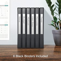 Oxford 3 Ring Binders, 0.5 inch ONE-Touch Easy Open D Rings, Durable Binders …
