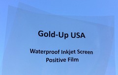 Waterproof Inkjet Transparency Film 13″ x 19″ 100 sheets – 4 Mil
