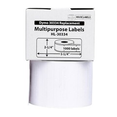 DYMO LW 30334 Medium Multipurpose Labels – (50) Rolls of 1000 – FREE & FAST SHIP