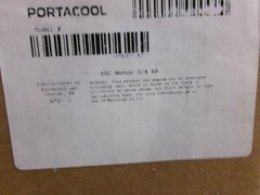 NIB Portacool Evaporative Cooler Motor 120V 60Hz 8.2A 810RPM MTRR0010