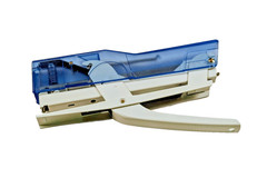 ZENITH 590 Fun Stapler Color Transparent Blue-Finest Quality-Made In Italy
