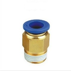 Push In Connect Fitting 4mm or 5/32″ Tube OD to UNF 10-32 Male