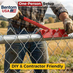 Chain Link Fence Puller Set (2PCS) – Heavy-Duty Chain Link Fence Tools with Cabl