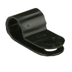 Install Bay BCC38 3/8-Inch Cable Clamp, Black (100-Pack) Standard Packaging