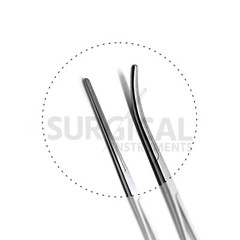 2 Pcs Set 12″ Straight + Curved Hemostat Forceps Locking Clamps German Grade