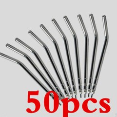 50 Pcs Dental Air Water Spray Triple Syringe Autoclavable Nozzles/Tips/Tubes USA
