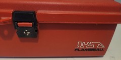 Flambeau 47202 Tool Box Plastic Red 14-1/2 In W X 7-1/2 In D X 5 In H
