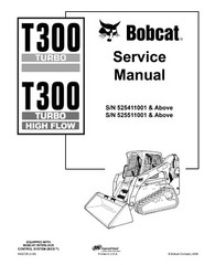Bobcat T300 Compact Track Loader Service Shop Repair Manual 6902726